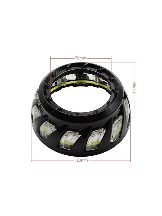 Маска для ксеноновых линз LED 3.0, маски для линз, 2 шт, 2 шт, фото 7