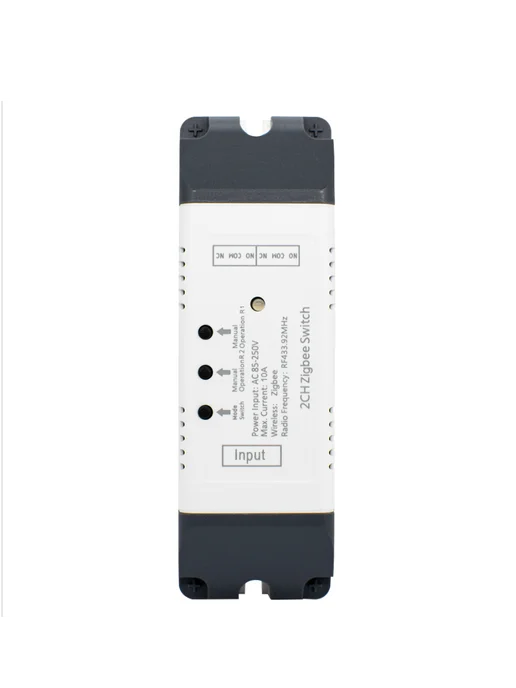 Zigbee умный релейный переключатель 2 канала 85-250 В RF433, вариант, фото 4