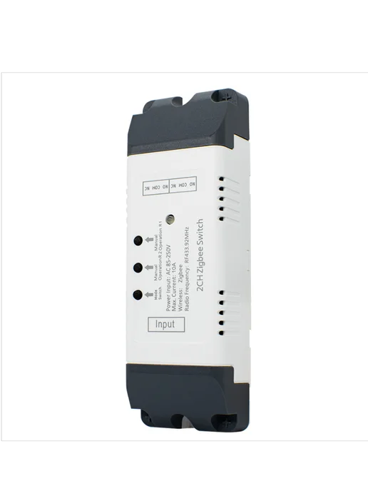 Zigbee умный релейный переключатель 2 канала 85-250 В RF433, вариант, фото 7