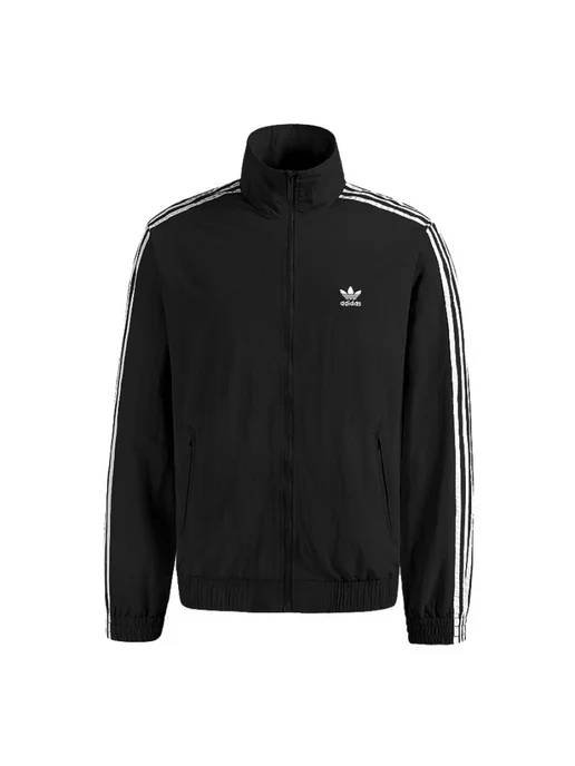 Casual Shop Mocsow Ветровка Adidas на молнии оверсайз, черный