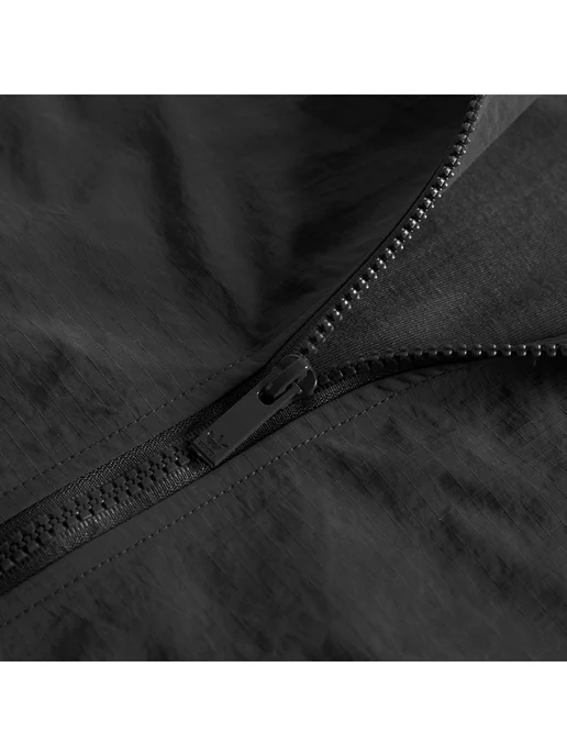 Casual Shop Mocsow Ветровка Adidas на молнии оверсайз, черный, фото 5