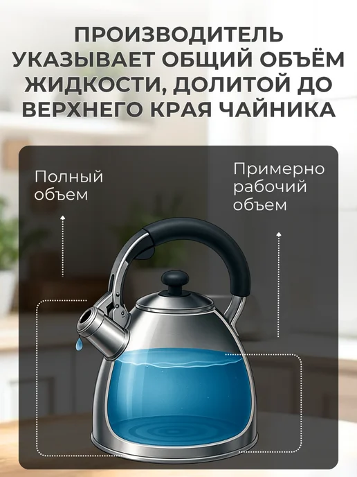 Relez Чайник со свистком 3.0л нержавеющая сталь, 3 л, фото 5