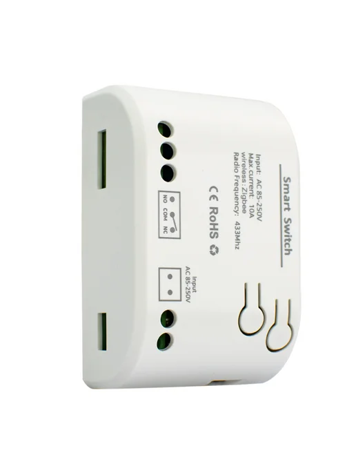 Умный релейный переключатель Zigbee 7-32В, белый, фото 6