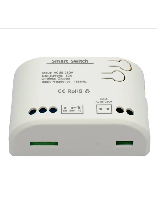 Умный релейный переключатель Zigbee 7-32В, белый, фото 7