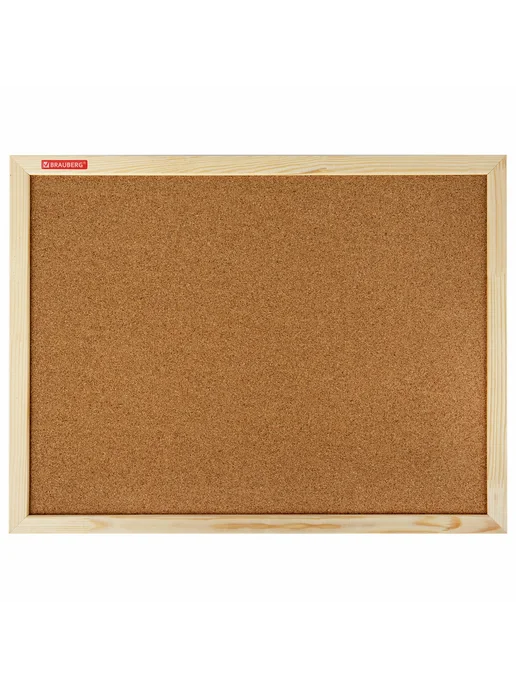 Brauberg Доска пробковая для объявлений 45х60 см, 45x60 см