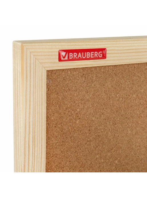 Brauberg Доска пробковая для объявлений 45х60 см, 45x60 см, фото 3