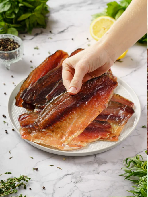 Super Snack Спинки карася янтарные вяленые 0,5кг сушеная рыба, 500 г, фото 4
