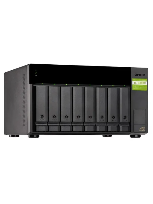 QNAP Сетевой накопитель TL-D800C, черный