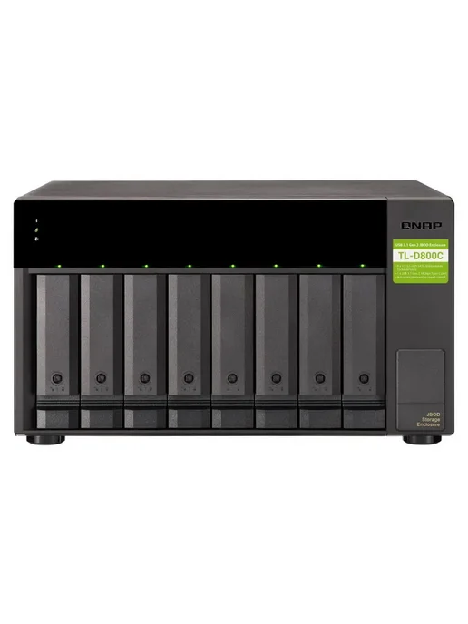 QNAP Сетевой накопитель TL-D800C, черный, фото 3