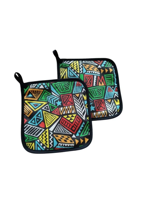 lorena-textile Прихватки кухонные Фигурки, голубой, фото 2