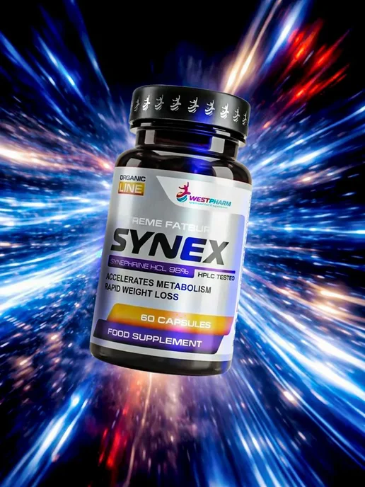 Westpharm SYNEX жиросжигатель, 60 капсул, 100 мл, фото 3