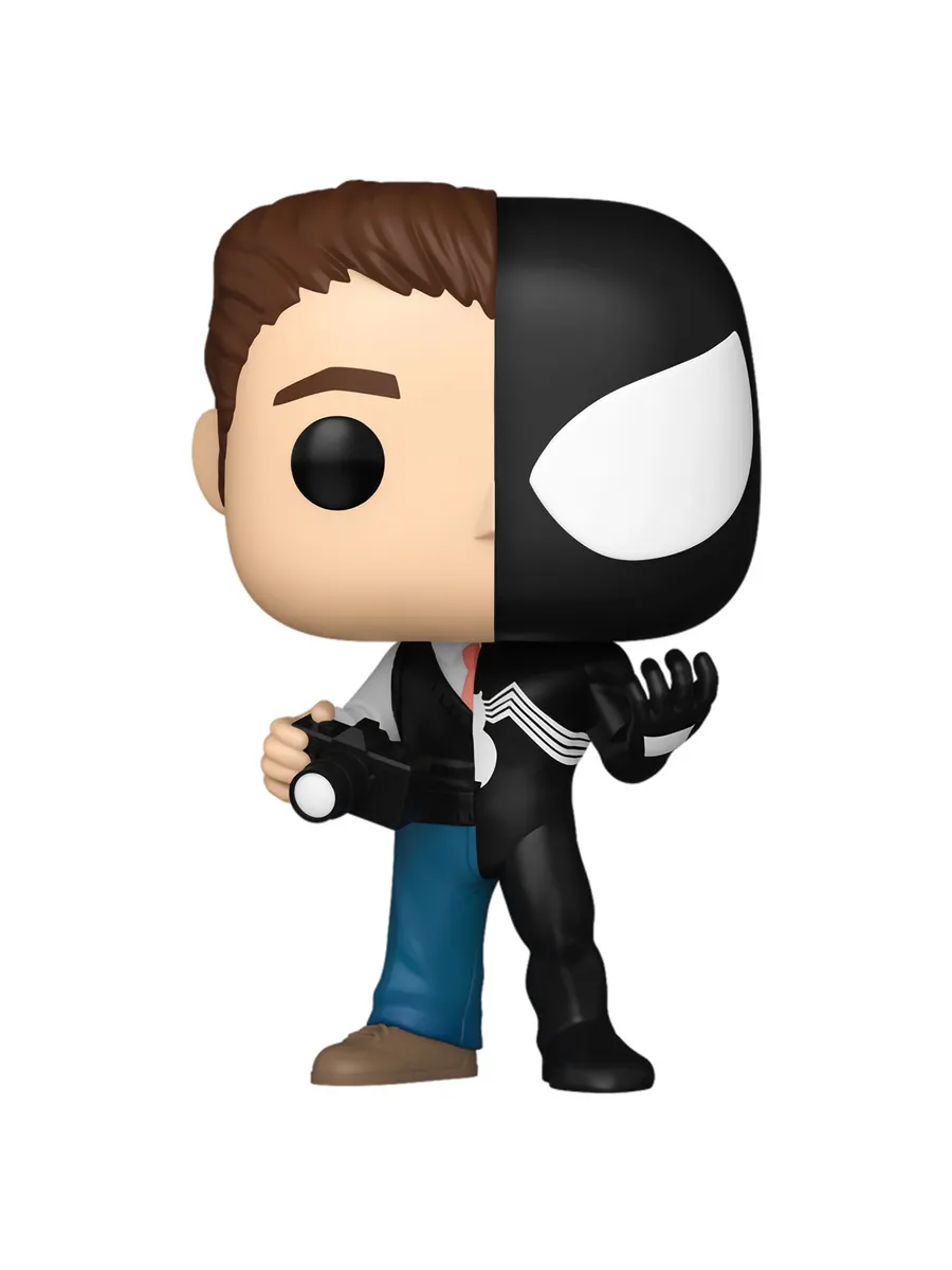 Фигурка Bobble Marvel Split Peter Parker/Spider-Man Black