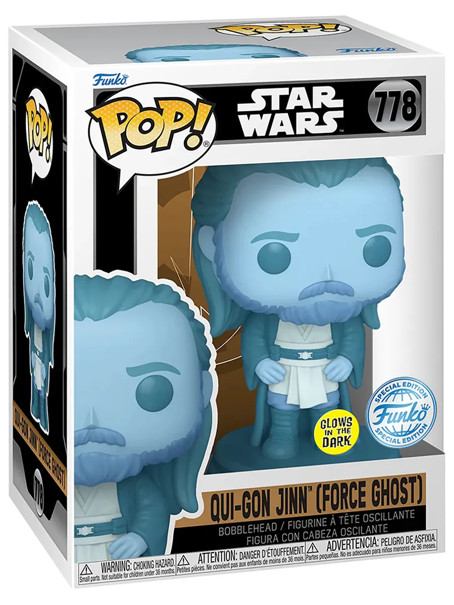 Фигурка Funko POP! Bobble Star Wars Qui-Gon Jinn (GW)