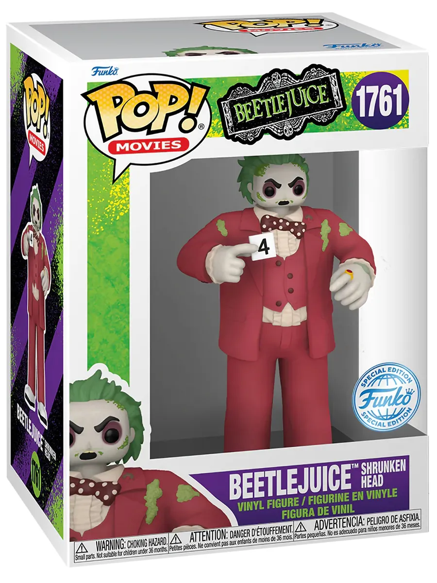 Фигурка Funko POP! Movies Beetlejuice (Shrunken Head)