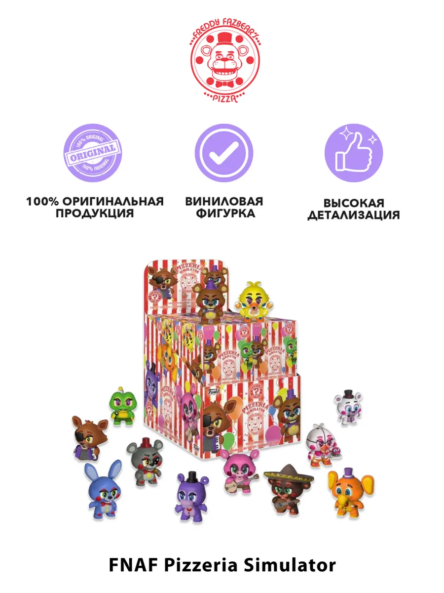 Фигурка Funko Mystery Minis FNAF Pizzeria 1 шт в ассорт
