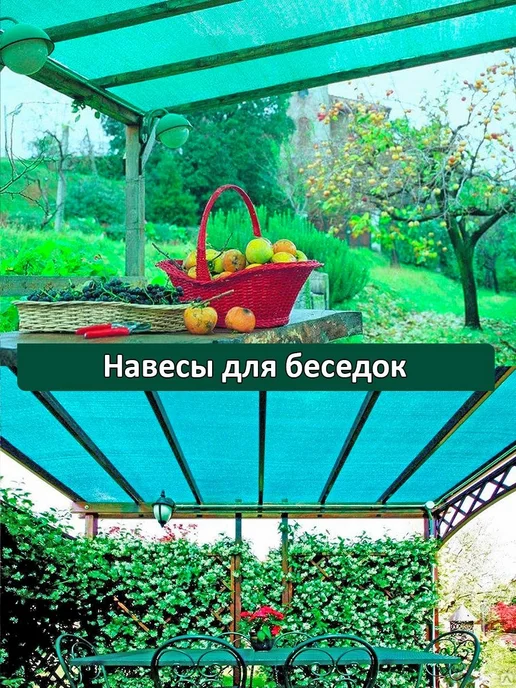 Agromarket Сетка затеняющая для теплиц на забор 55% от солнца, 6x7 м, фото 8
