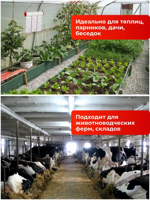Липкая лента от мух и насекомых 0,25м х 10 м, 0,25 м, 10 м, фото 5