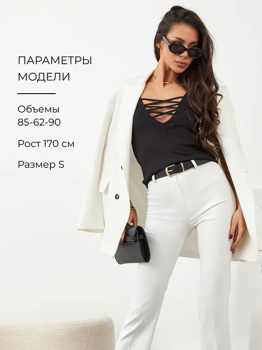 MEnter Топ на бретельках под пиджак, черный, фото 6