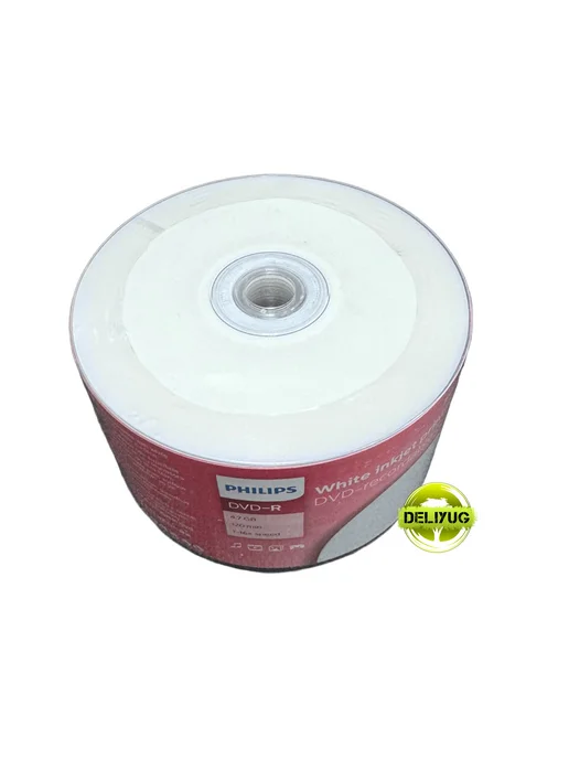 PHILIPS Диск для записи DVD-R Printable 50 шт, 50 шт, фото 3