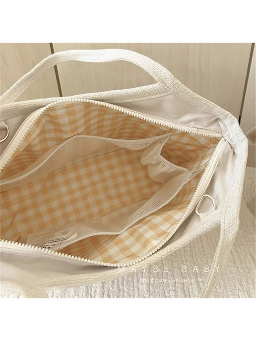 БОЛЬШАЯ ВМЕСТИЛЬНАЯ сумка для подгузников Mommy Bag, белый, фото 4