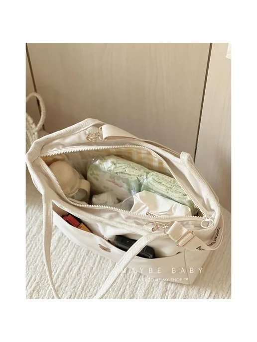 БОЛЬШАЯ ВМЕСТИЛЬНАЯ сумка для подгузников Mommy Bag, белый, фото 8