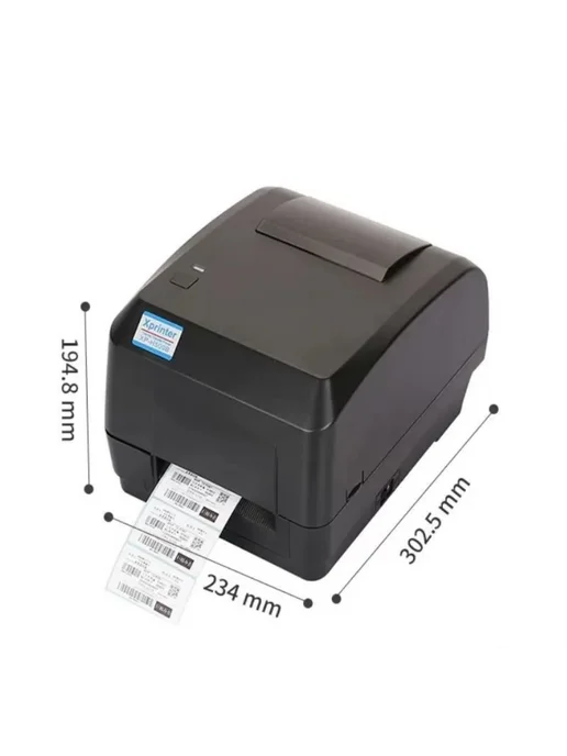 Xprinter Термотрансферный принтер XP-H500E (300 dpi) (USB +RS232), черный, фото 6