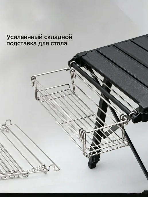 Полка складная нерж - Легко чистить Для дома, вариант, фото 2