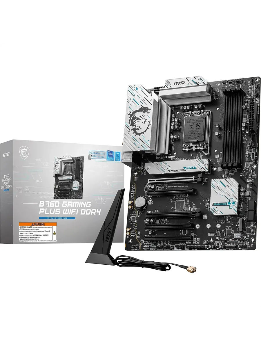 Материнская плата B760 GAMING PLUS WIFI DDR4 LGA1700 Intel B