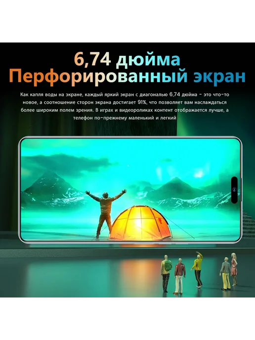 Смартфон Pro Max 2025 I15 Pro Max 16/512 ГБ, черный, фото 4