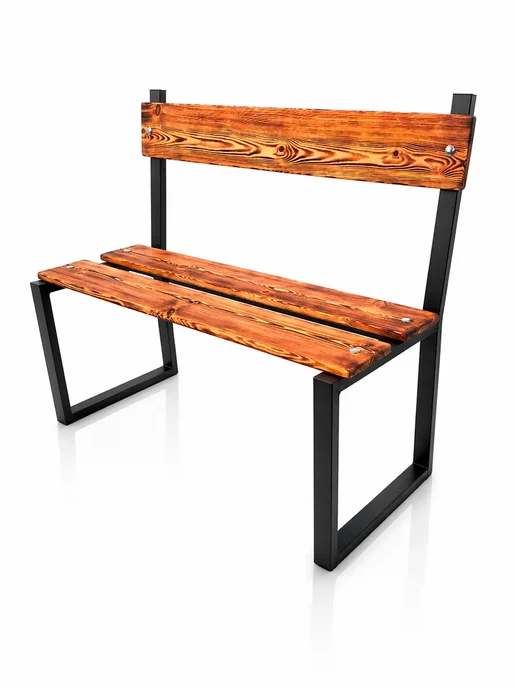 Иннотех Скамейка садовая брашированная 100х40х40 см, 40x40 см, фото 6