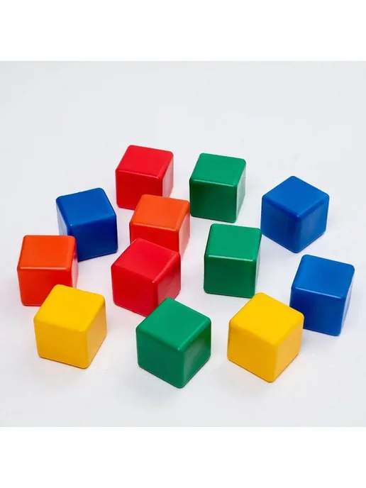 Соломон Набор детских кубиков, 6 х 6 см, 12 штук, 6x6 см, фото 8