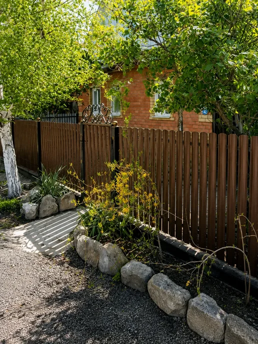 Солнышко Вятки Штакетник металлический 1 м Ral 8017 (30 штук), 1 м, фото 5