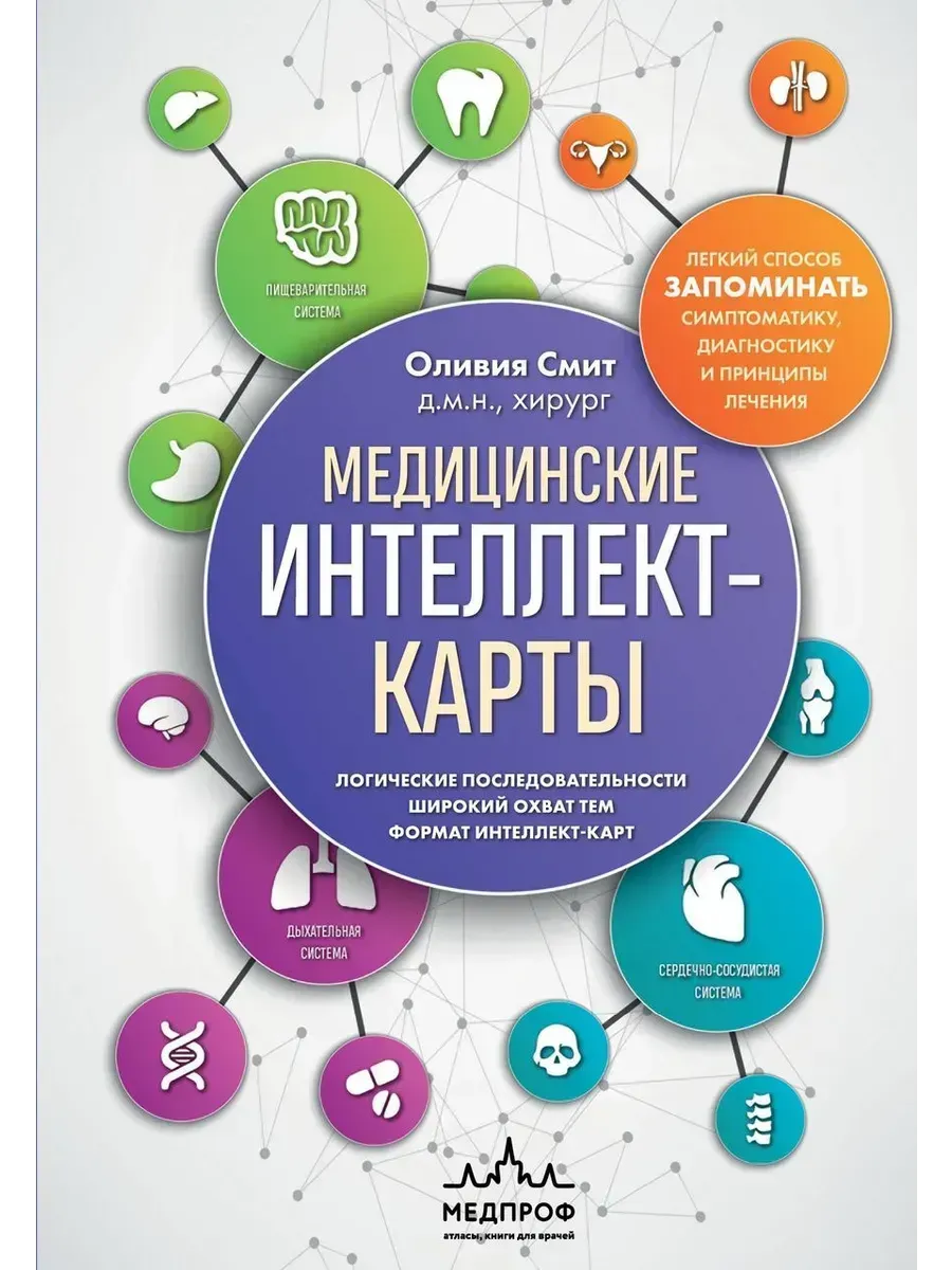 Медицинские интеллект-карты. Легкий способ запоминать