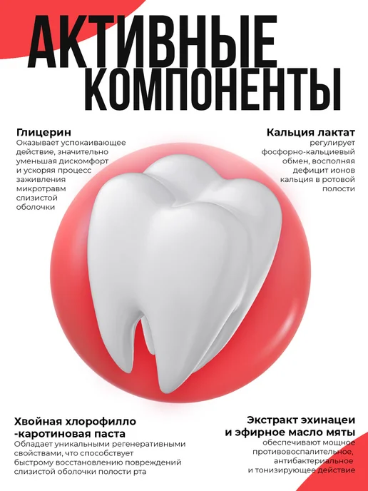 PROFILAX Зубная паста набор 4 вида по 100 гр, 100 г, фото 5